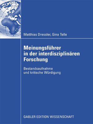 cover image of Meinungsführer in der interdisziplinären Forschung